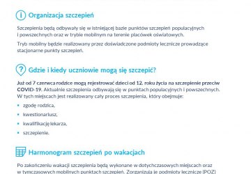 Szczepienia - informacje