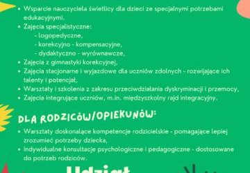 Nabór na zajęcia prowadzone w ramach projektu „Edukacja włączająca w gorlickich szkołach podstawowych”